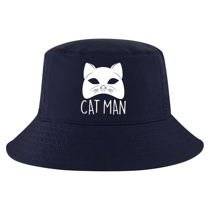 Cat Man Superhero Mask Cat Lover Fan Cool Comfort Performance Bucket Hat