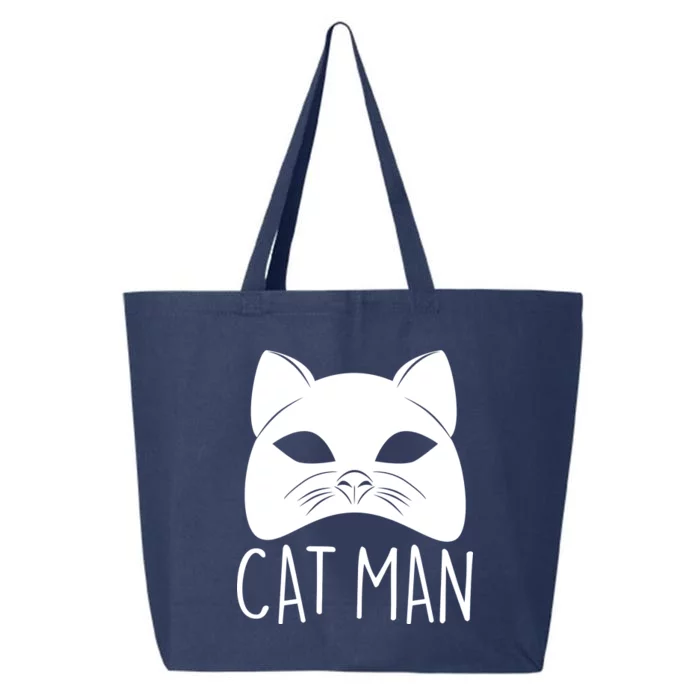 Cat Man Superhero Mask Cat Lover Fan 25L Jumbo Tote