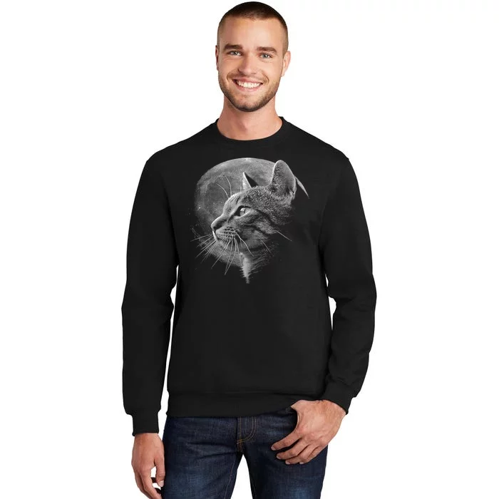 Cat Moon Tall Sweatshirt