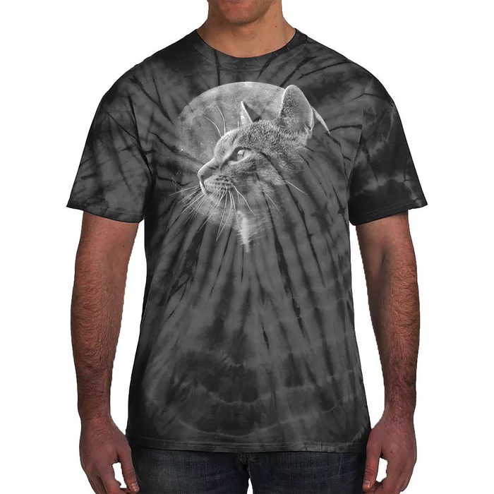 Cat Moon Tie-Dye T-Shirt