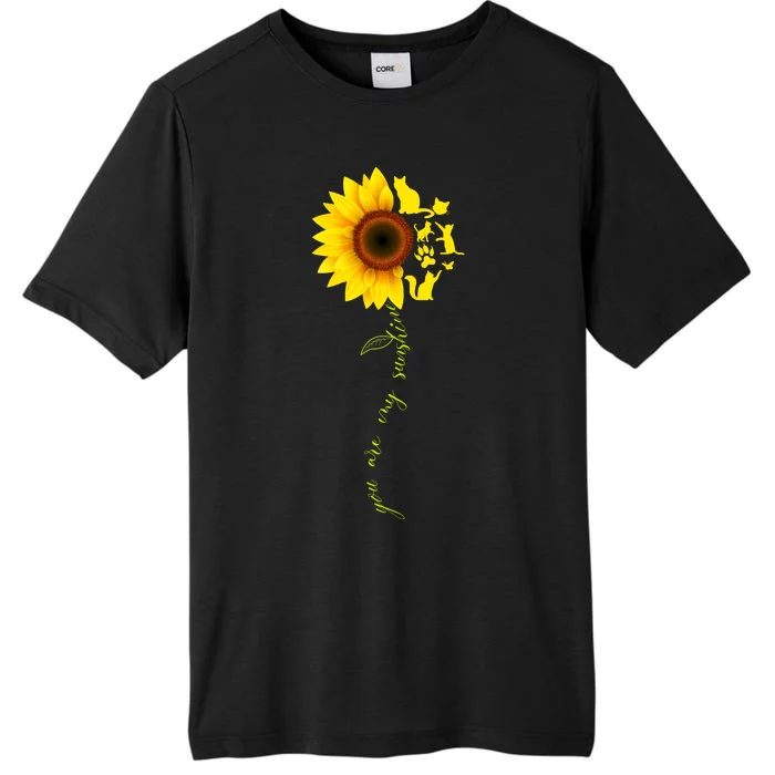 Cat Sunflower Sunshine ChromaSoft Performance T-Shirt