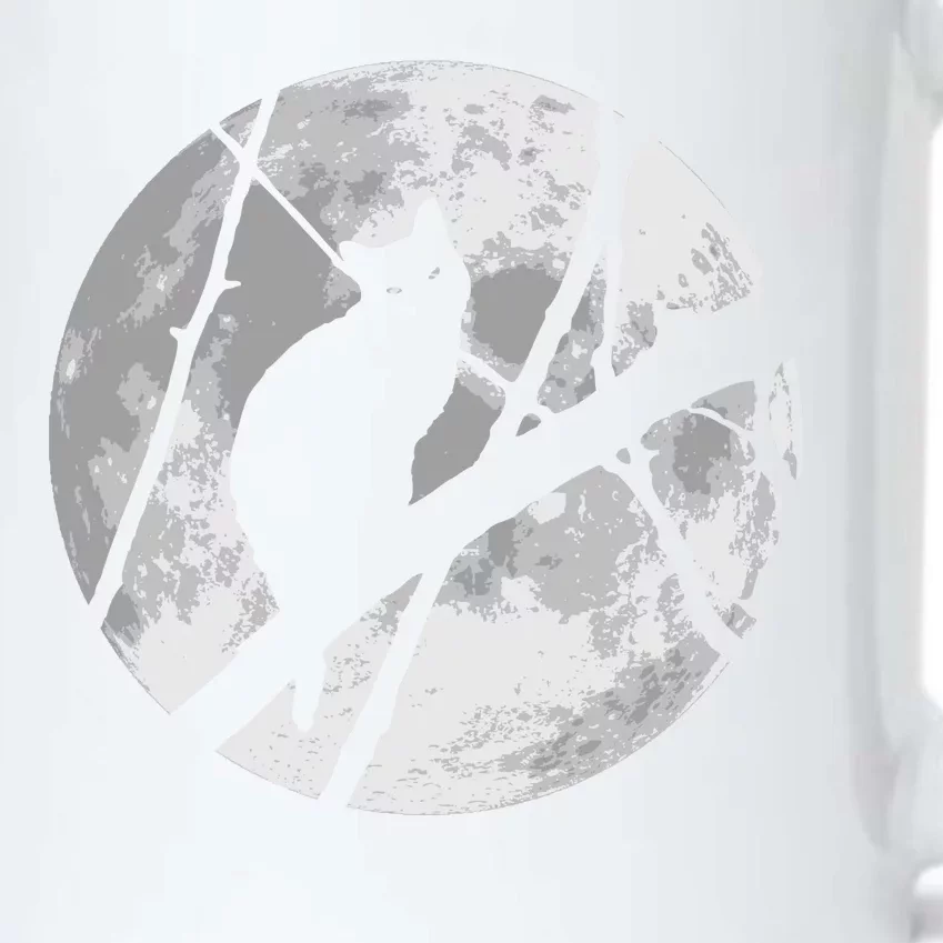 Cat To The Moon Black Color Changing Mug