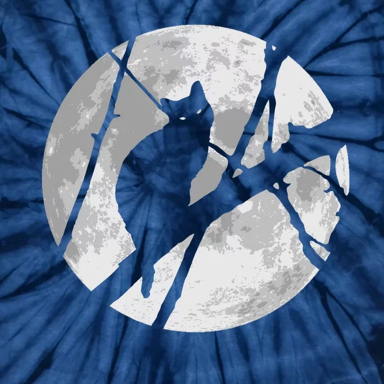 Cat To The Moon Tie-Dye T-Shirt