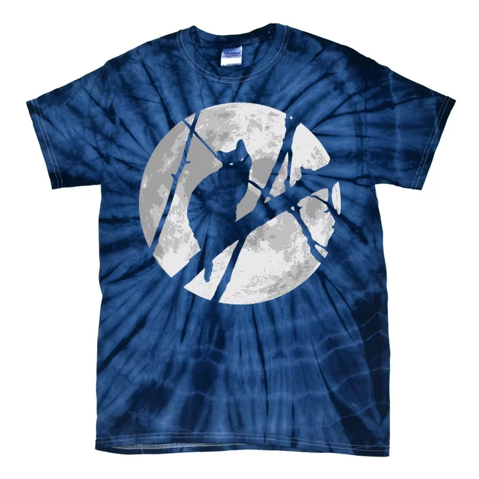 Cat To The Moon Tie-Dye T-Shirt