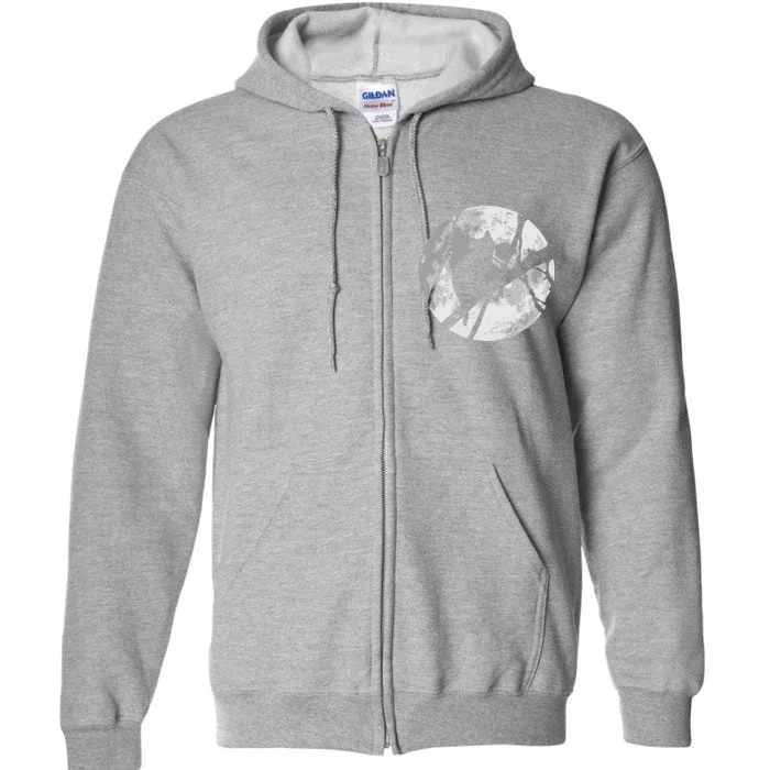 Cat To The Moon Full Zip Hoodie