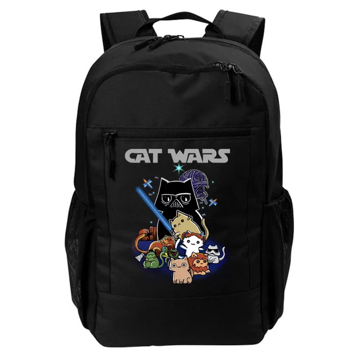 Cat Wars Meow Cat Lover Illustration Daily Commute Backpack