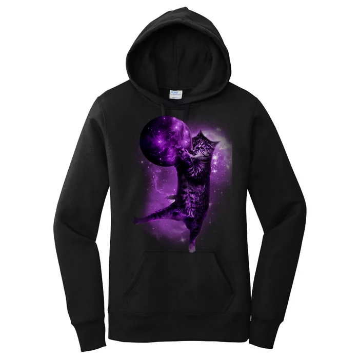 Cat World Galaxy Women's Pullover Hoodie