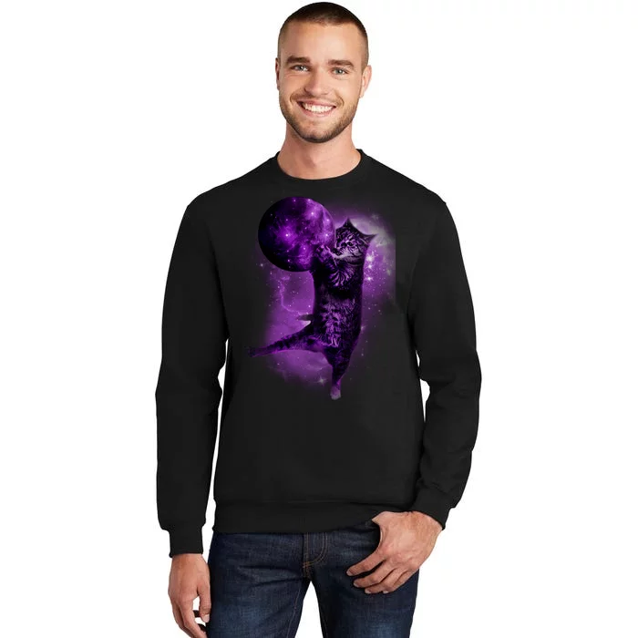 Cat World Galaxy Tall Sweatshirt