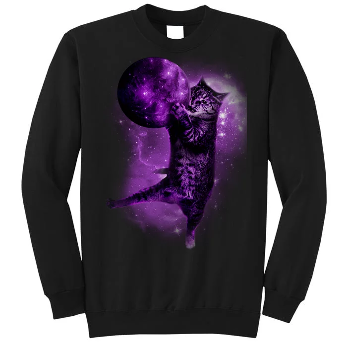 Cat World Galaxy Tall Sweatshirt