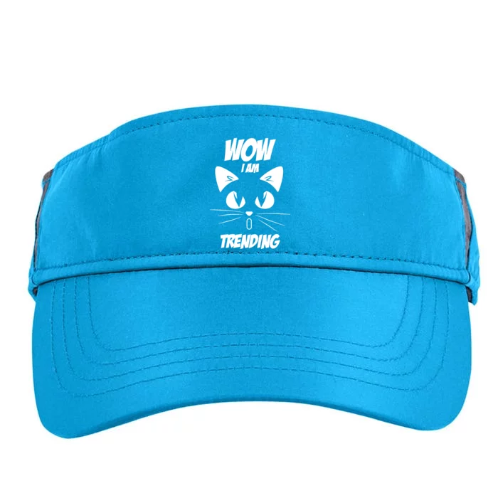 Cat Wow I'm Trending Adult Drive Performance Visor