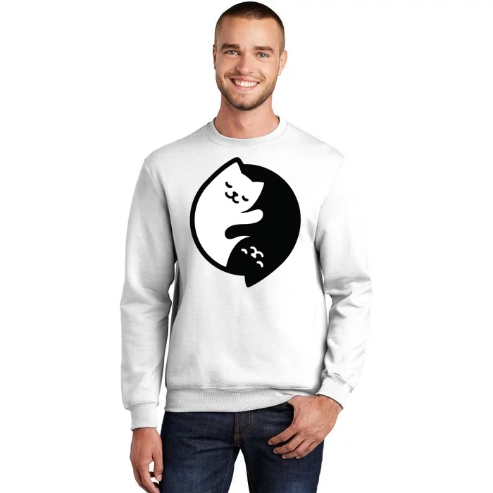 Cat Yin And Yang Cute Sweatshirt