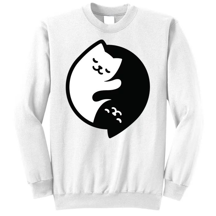 Cat Yin And Yang Cute Sweatshirt