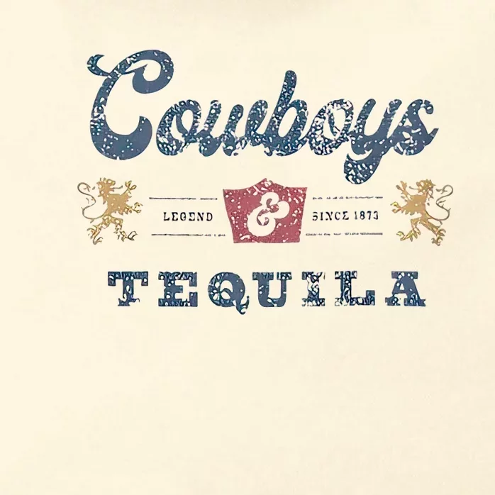 Cowboys And Tequila Zip Tote Bag