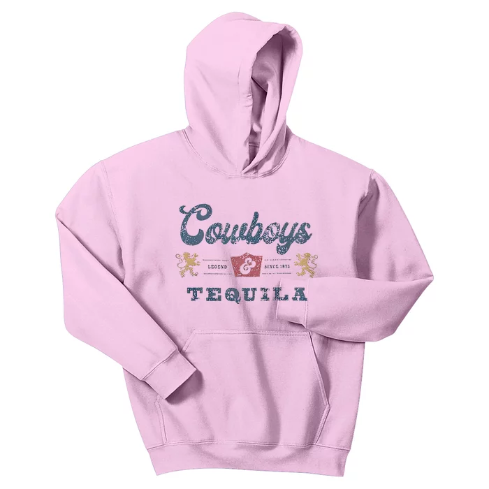 Cowboys And Tequila Kids Hoodie