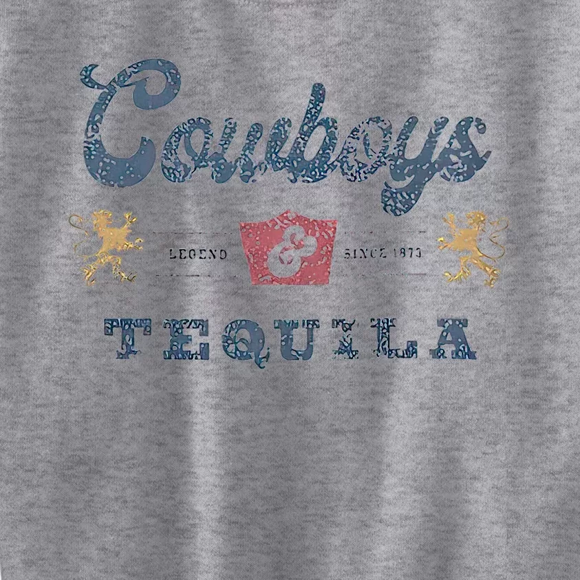 Cowboys And Tequila Kids Sweatshirt