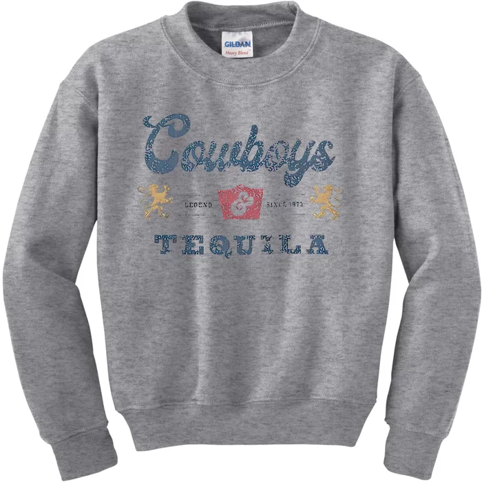 Cowboys And Tequila Kids Sweatshirt