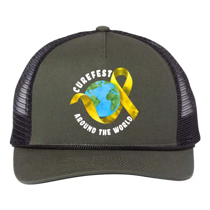 CureFest Around The World Retro Rope Trucker Hat Cap