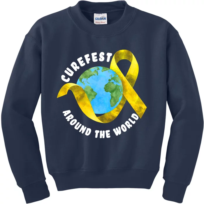 CureFest Around The World Kids Sweatshirt