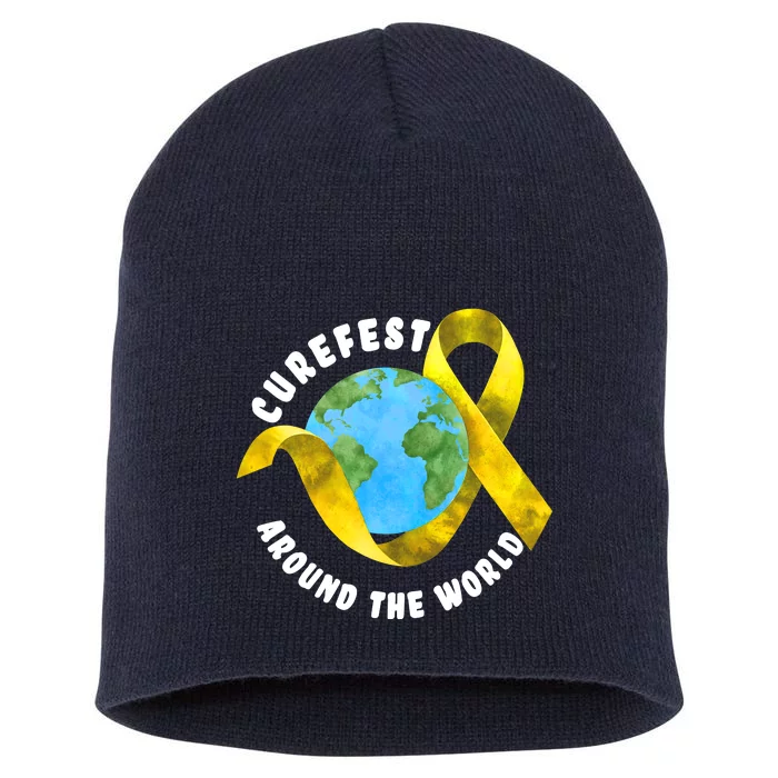 CureFest Around The World Short Acrylic Beanie