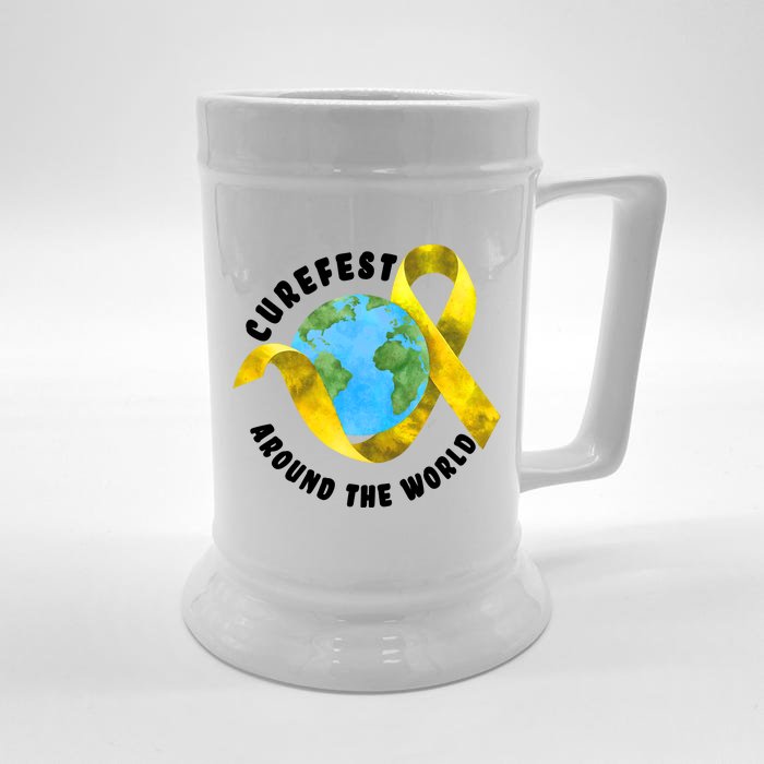 CureFest Around The World Front & Back Beer Stein