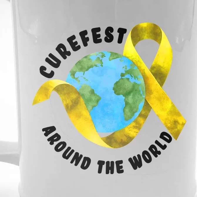 CureFest Around The World Front & Back Beer Stein