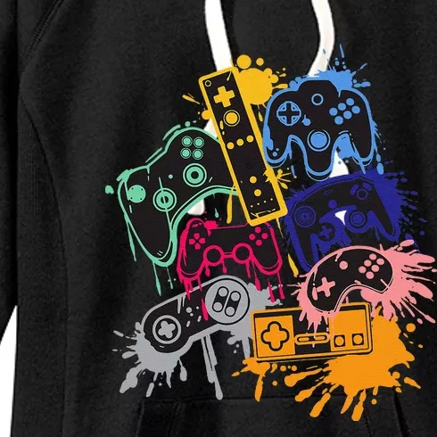 Control All The Things Video Game Controller Women's Fleece Hoodie