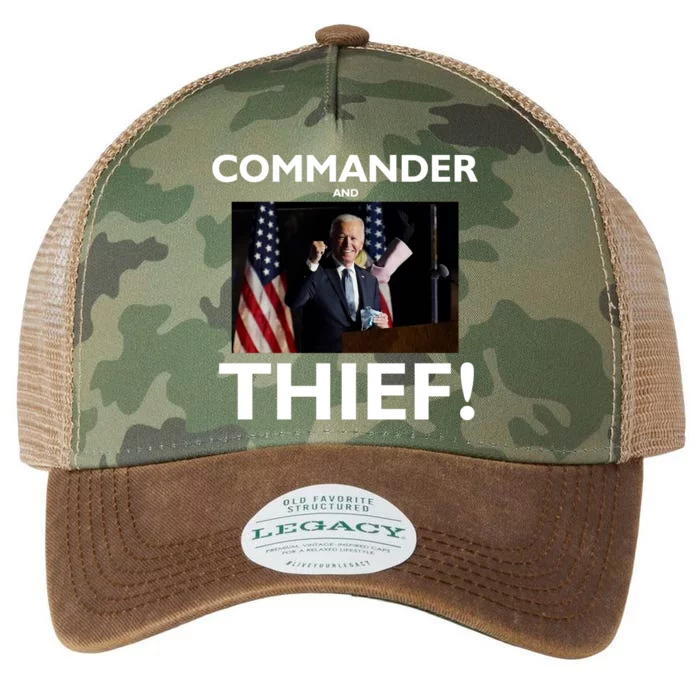 Commander and Thief Joe Biden Legacy Tie Dye Trucker Hat