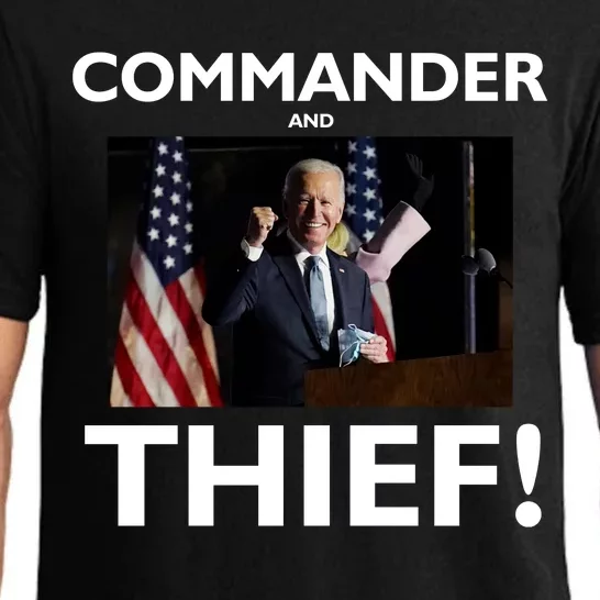 Commander and Thief Joe Biden Pajama Set