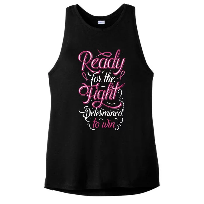 Cancer Awareness T Ladies Tri-Blend Wicking Tank