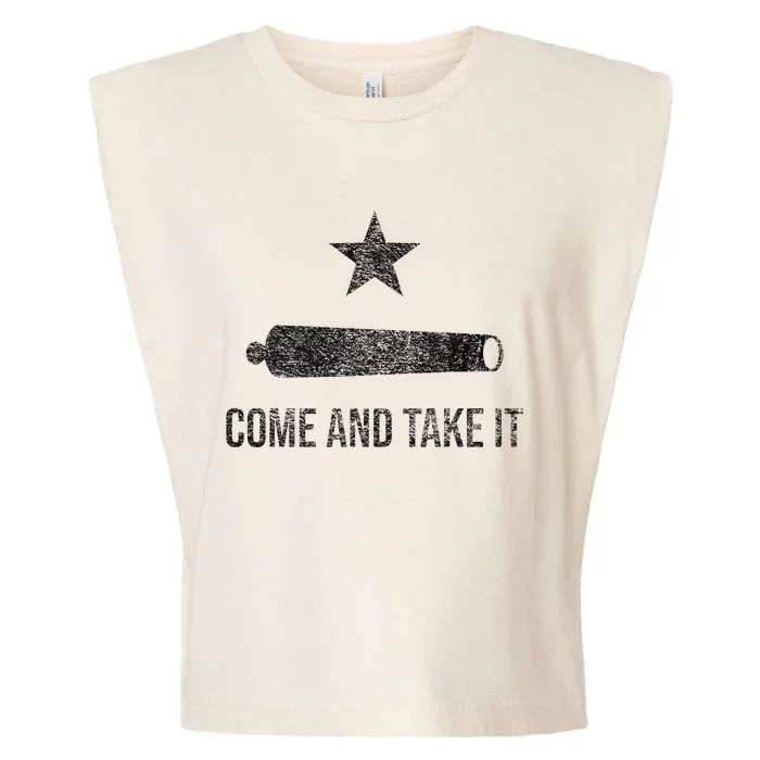 COME AND TAKE IT FLAG TEXAS PRIDE GONZALES CANNON Garment-Dyed Women's Muscle Tee