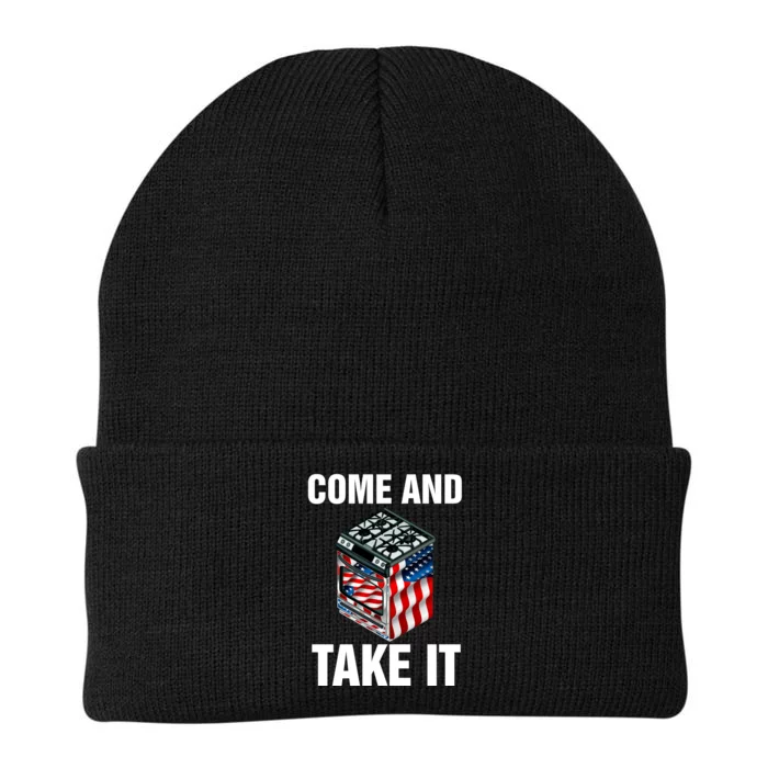 Come And Take President Joe Biden Ban Gas Stoves Funny Knit Cap Winter Beanie