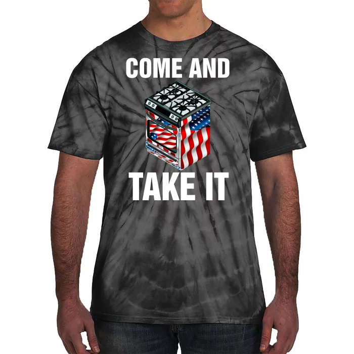 Come And Take President Joe Biden Ban Gas Stoves Funny Tie-Dye T-Shirt