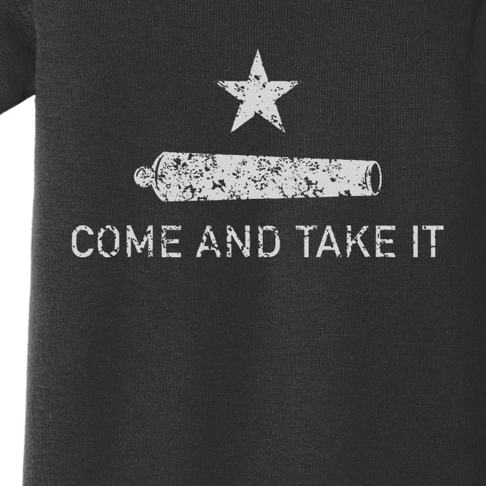 Come And Take It Texas Gift For Texans Baby Bodysuit