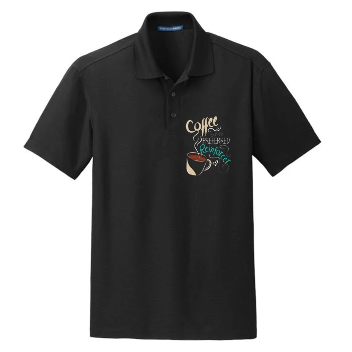 Coffee ABA Therapist Autism Teacher Behavior Analyst Dry Zone Grid Performance Polo