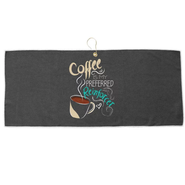 Coffee ABA Therapist Autism Teacher Behavior Analyst Large Microfiber Waffle Golf Towel