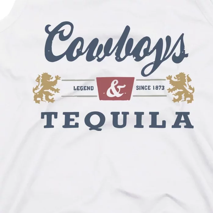 Cowboys And Tequila Tank Top