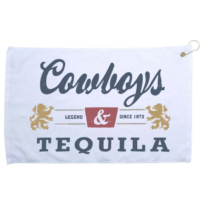 Cowboys And Tequila Grommeted Golf Towel