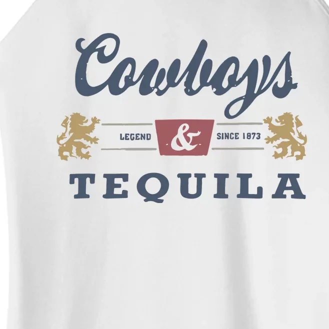 Cowboys And Tequila Women’s Perfect Tri Rocker Tank