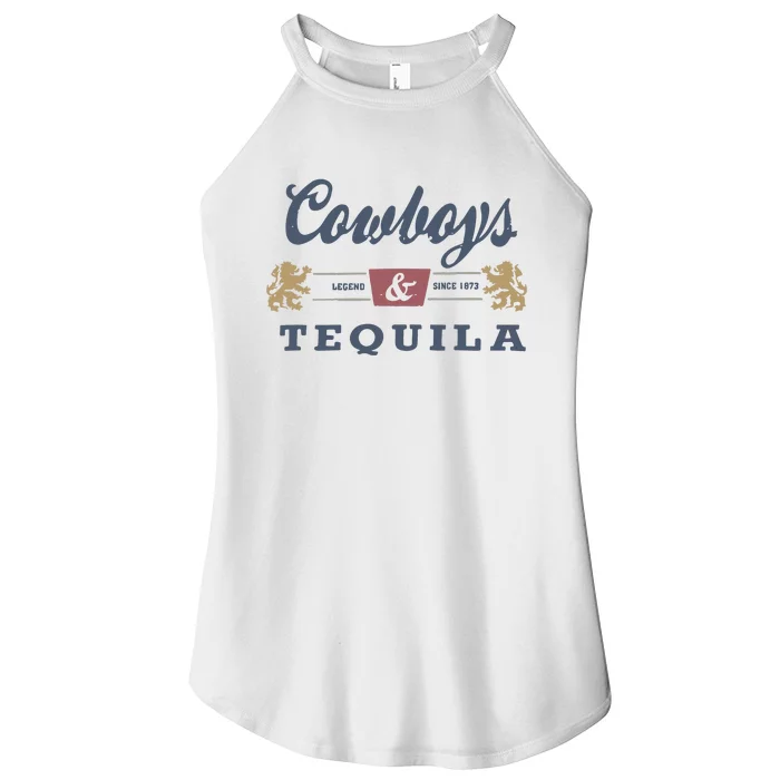 Cowboys And Tequila Women’s Perfect Tri Rocker Tank