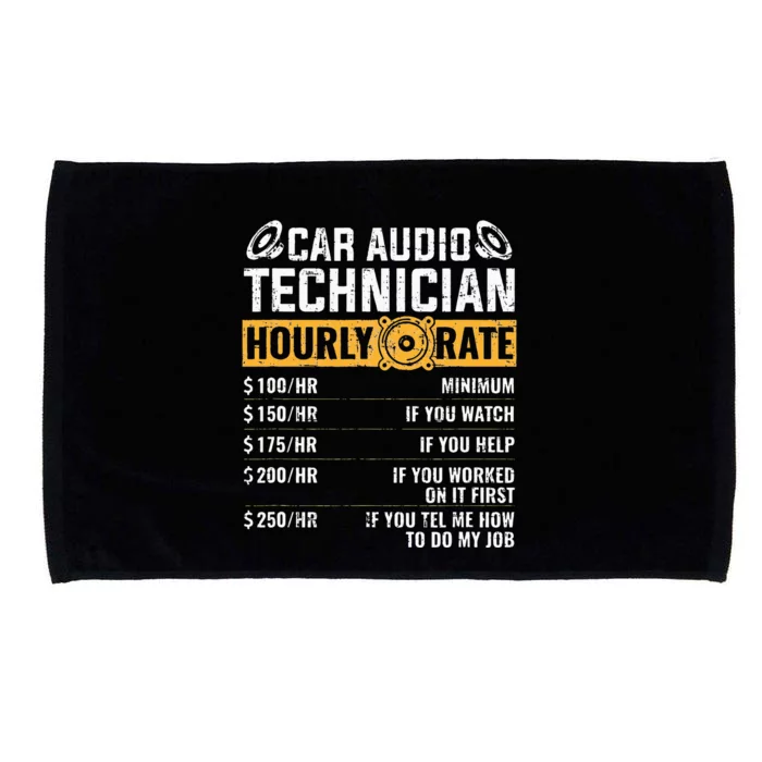 Car Audio Technician Hourly Rate Technician Car Audio Microfiber Hand Towel