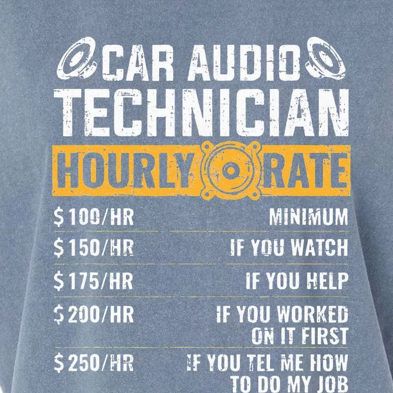 Car Audio Technician Hourly Rate Technician Car Audio Garment-Dyed Women's Muscle Tee