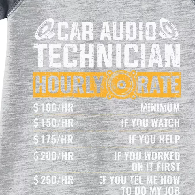 Car Audio Technician Hourly Rate Technician Car Audio Infant Baby Jersey Bodysuit