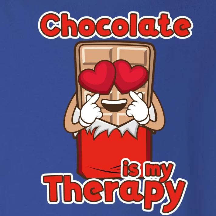 Chocolate As Therapy Sweets Chocolatier Meaningful Gift Toddler Long Sleeve Shirt