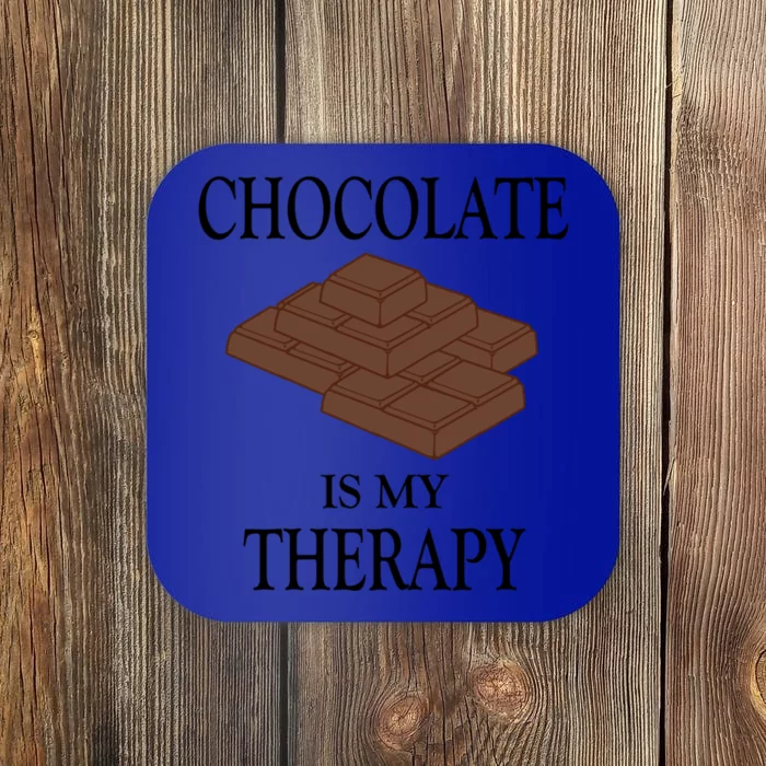 Chocolate As Therapy Tasty Chocolate Chef Gift Coaster