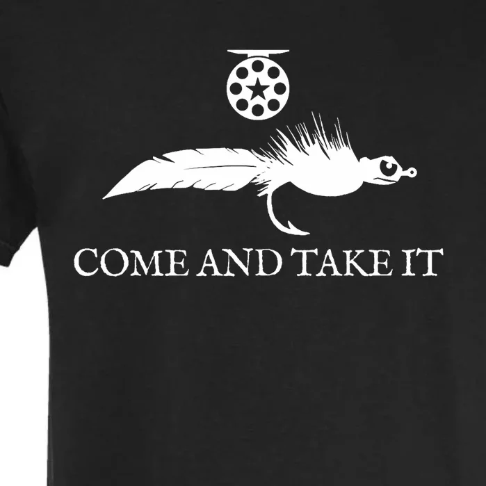 Come And Take It Fly Fishing Lure Garment-Dyed Heavyweight T-Shirt