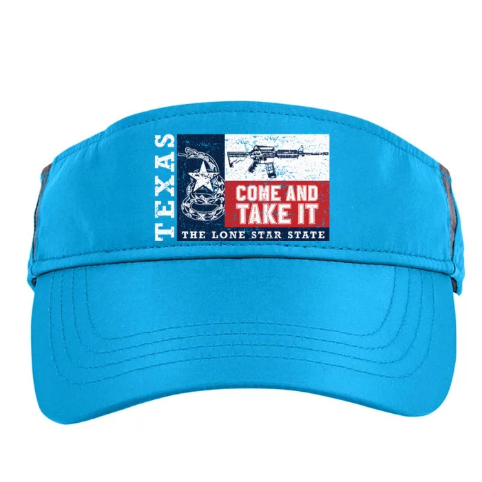 Come And Take It 2nd Amendment Guns Texas Don't Tread On Me Adult Drive Performance Visor