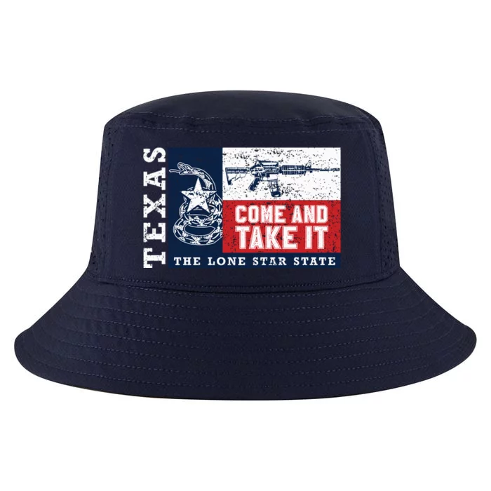 Come And Take It 2nd Amendment Guns Texas Don't Tread On Me Cool Comfort Performance Bucket Hat