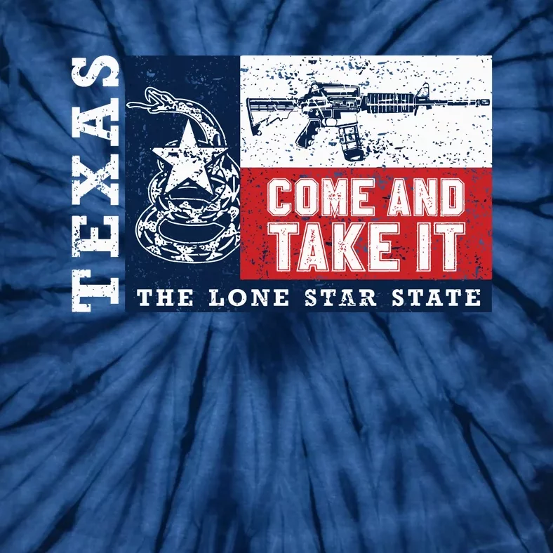 Come And Take It 2nd Amendment Guns Texas Don't Tread On Me Tie-Dye T-Shirt