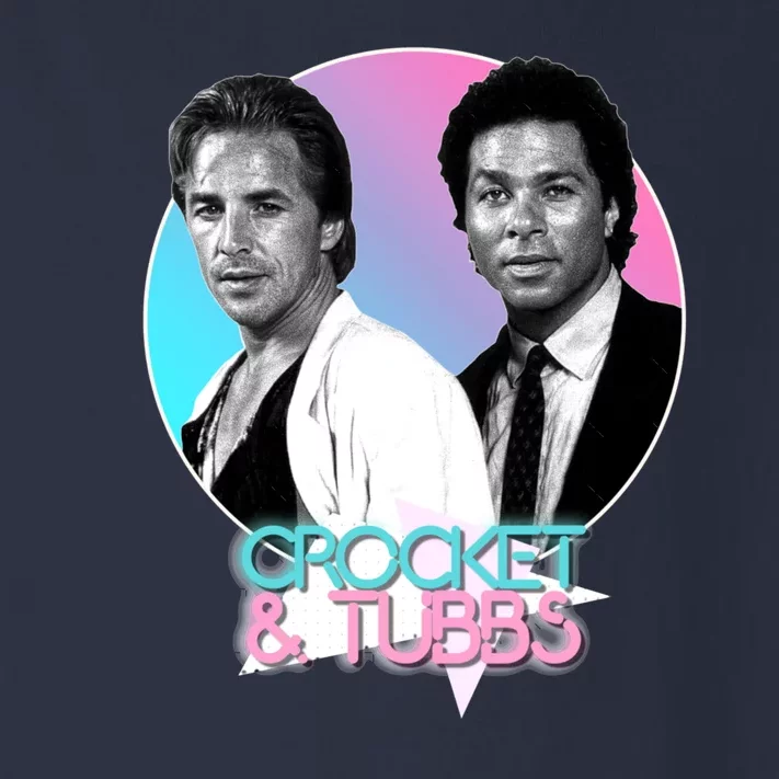 Crockett And Tubbs )( Retro Miami Vice 80s Tribute Toddler Long Sleeve Shirt