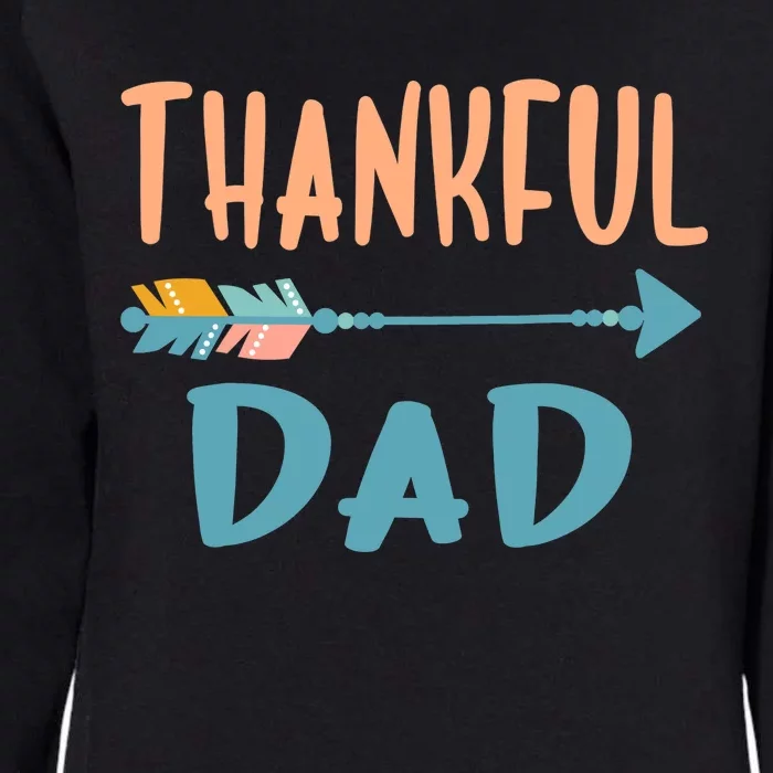 Cute Arrow Thankful Dad Funny Thanksgiving Day Gifts Womens California Wash Sweatshirt